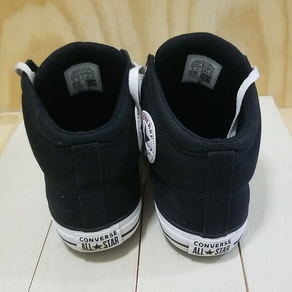 Converse All Star Black High-Top Sneakers Mens size 12 - Picture 4 of 8